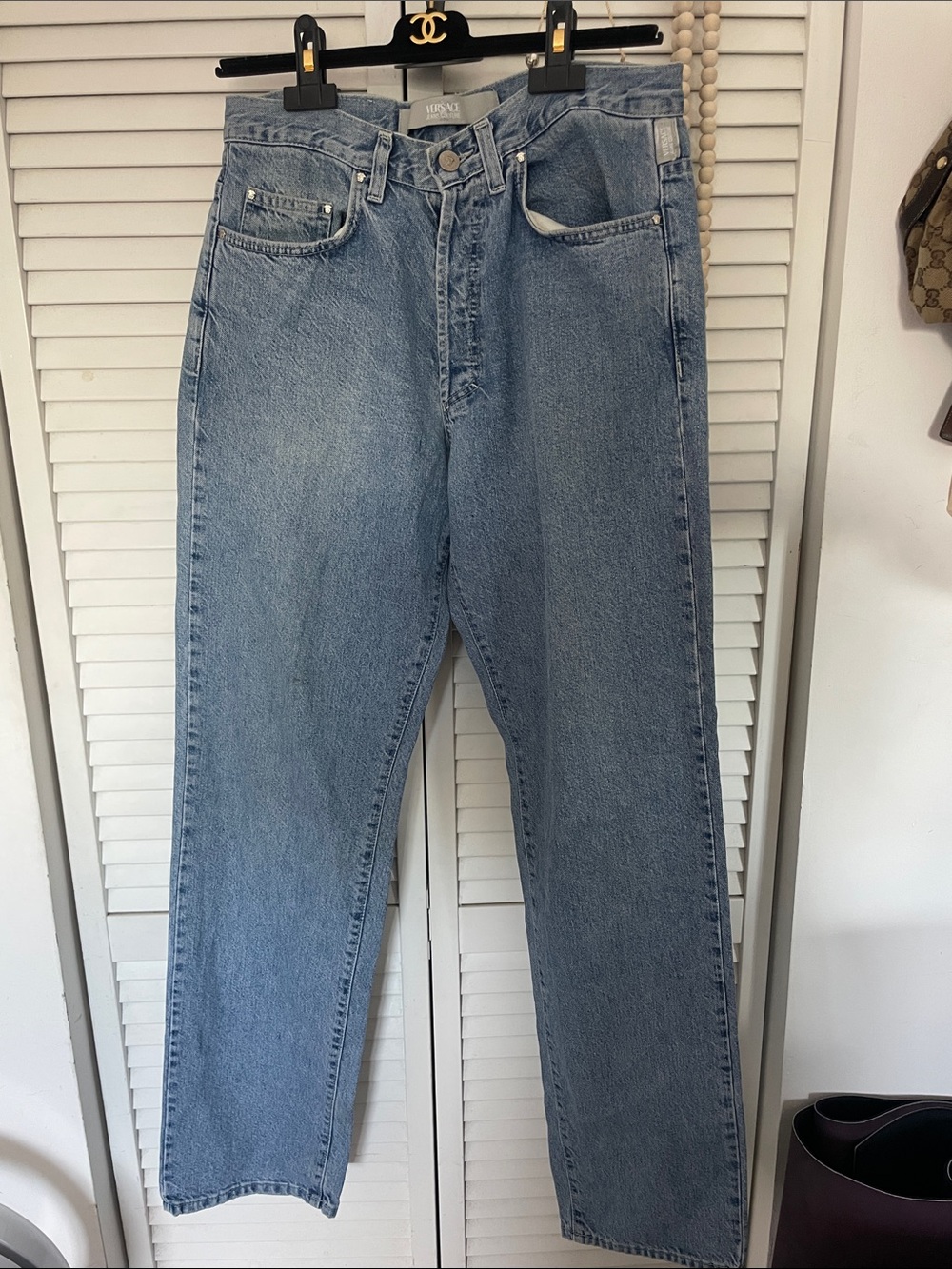 Versace Light Blue Relaxed Men’s Jeans